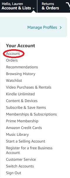 How to turn off 1-Click purchasing on your Amazon account.