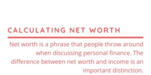 Calculating Net Worth