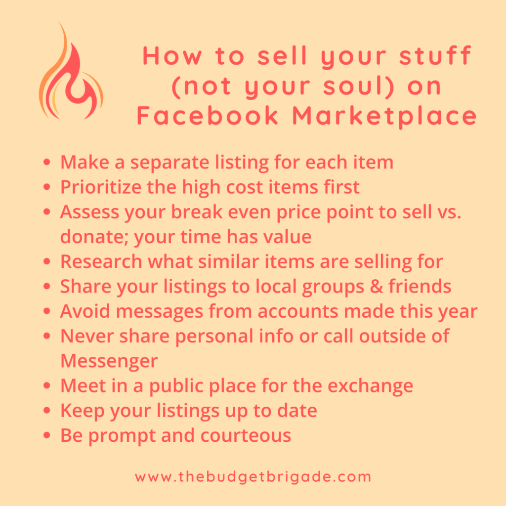 10 tips on how to sell on Facebook Marketplace without selling your soul.