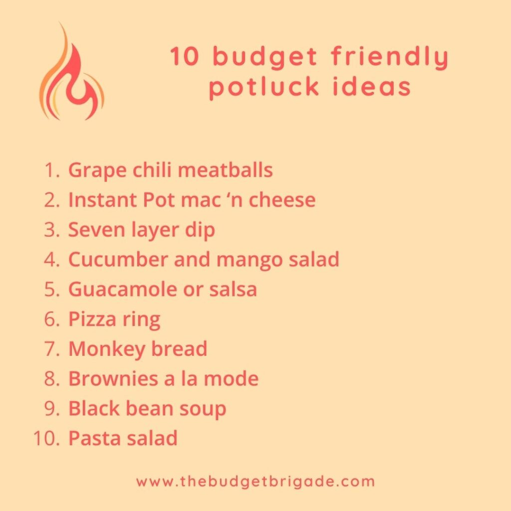 10 of our favorite budget friendly potluck ideas
