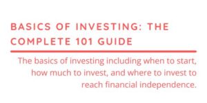 Basics of Investing: The Complete 101 Guide for Financial Freedom