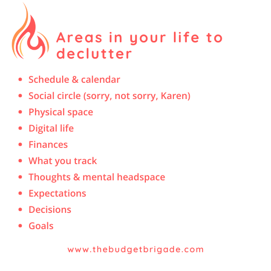 10 key focus areas to declutter in your life to leave room for focus and success